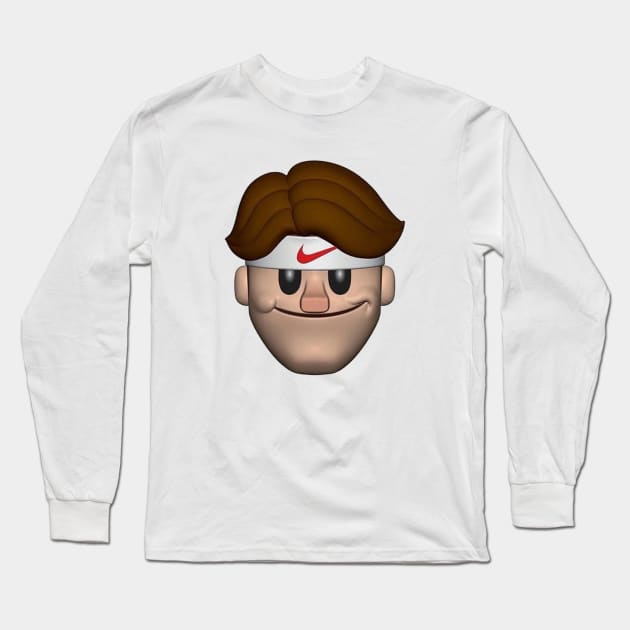 SPORT ROGER FEDERER EMOJI BEST Roger Federer Long Sleeve T